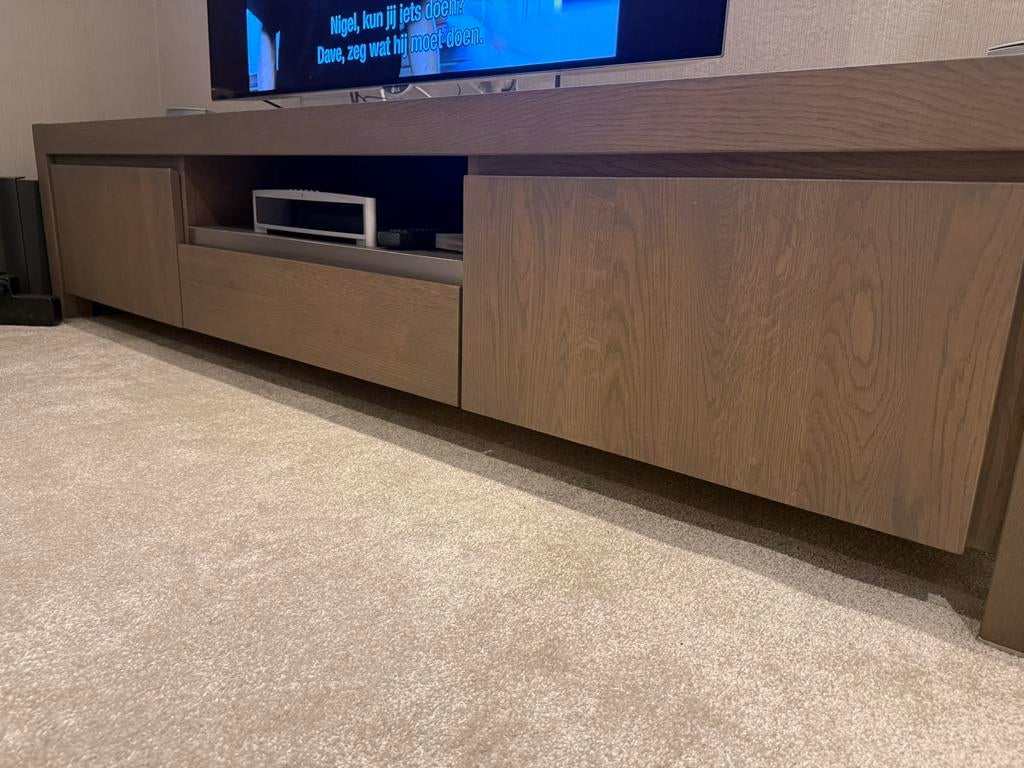Te koop tv dressoir, Ophalen of Verzenden, Zo goed als nieuw, 200 cm of meer, Minder dan 100 cm