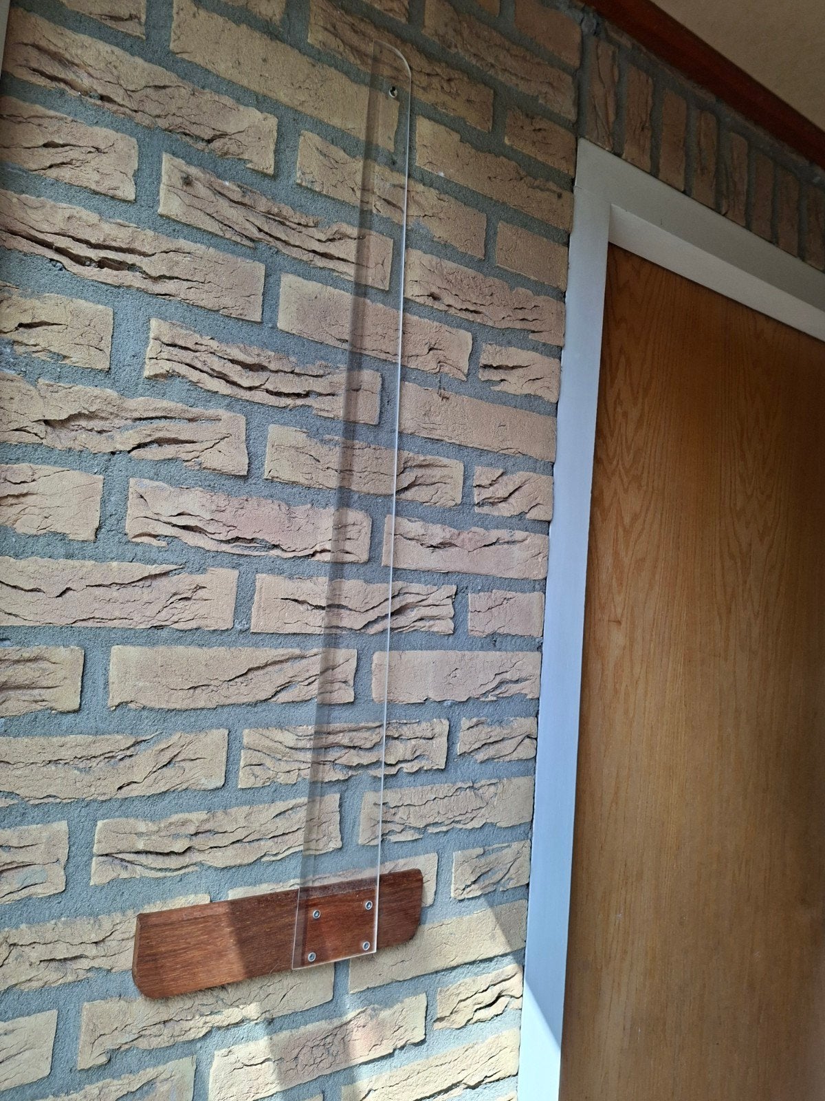 Tekenhaak met houten handvat, Ophalen of Verzenden, Gebruikt, Bruin, Hout
