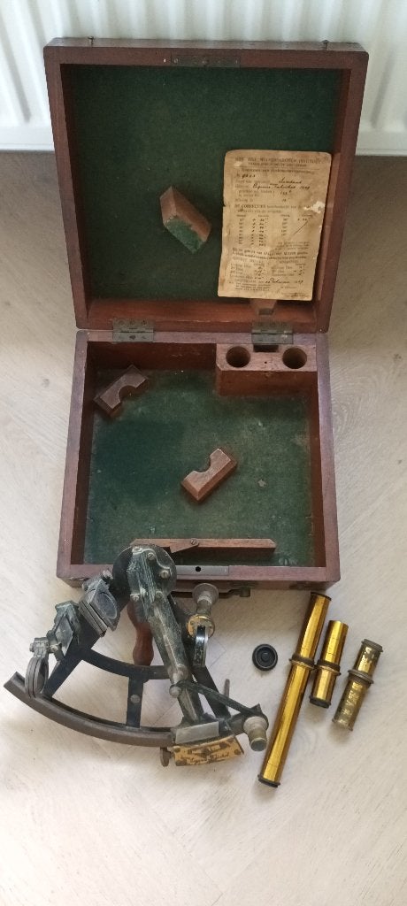 Antique, Maritime Sextant, EIGENES., Ophalen of Verzenden