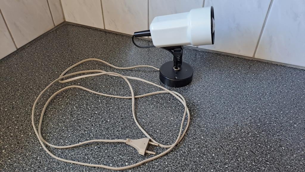 Vintage Opbouwspot - Jaren '70 Design, Huis en Inrichting, Lampen | Spots, Gebruikt, Metaal of Aluminium, Ophalen of Verzenden