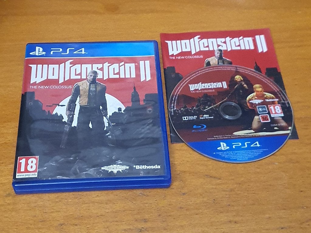 PS4 | Wolfenstein II The New Colossus, Spelcomputers en Games, Gebruikt, Vanaf 18 jaar, Shooter, 1 speler