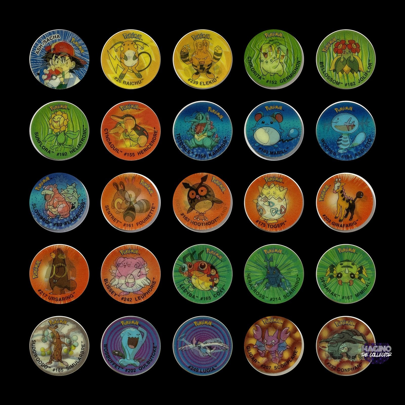 Pokémon Flippo’s – 2001 | Complete Set #1-25, Ophalen of Verzenden, Verzameling