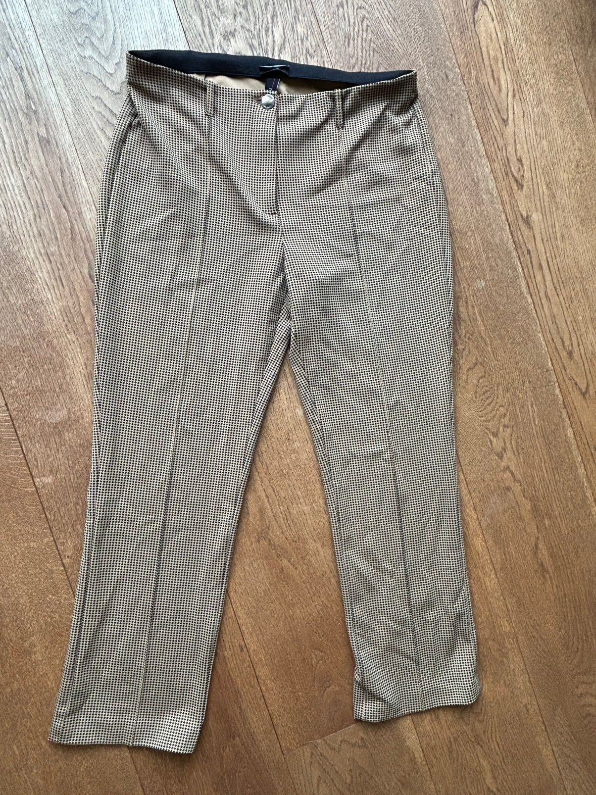 Marccain bruine zwarte broek maat N5 of 42, Kleding | Dames, Bruin, Maat 42/44 (L), Ophalen of Verzenden, Zo goed als nieuw