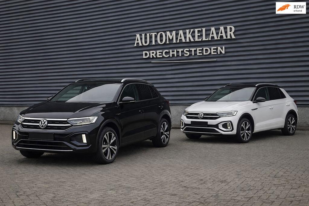 Volkswagen T-ROC 1.5 TSI R-Line Carpass/Pano/Massage/DSG/Key, Euro 6, 4 cilinders, 150 pk, Zwart