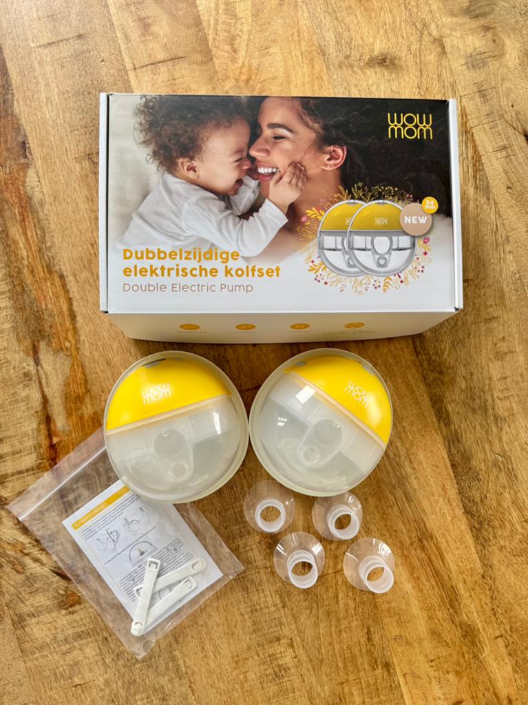 Handfree electric breast pump Wow Mom, Kinderen en Baby's, Kinderspulletjes, Ophalen of Verzenden, Zo goed als nieuw
