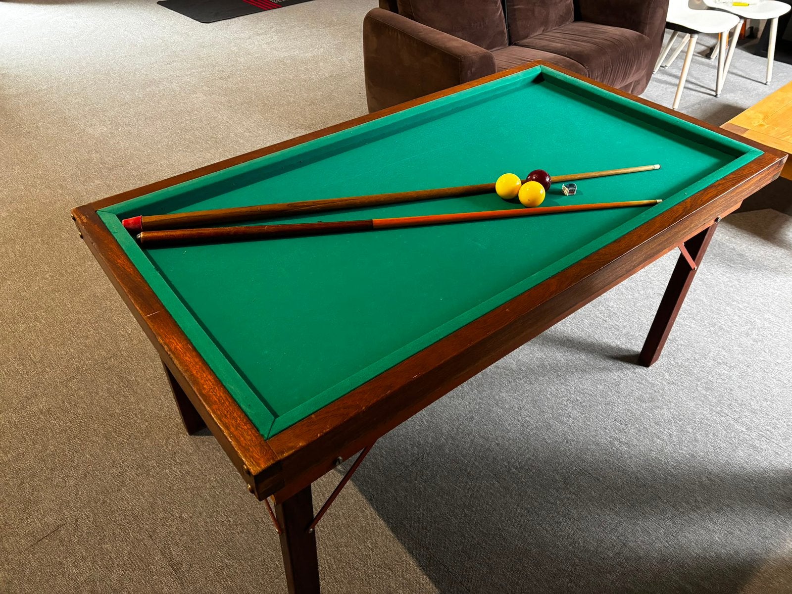 Biljarttafel 155x85 cm, Ophalen, Gebruikt, Biljarttafel