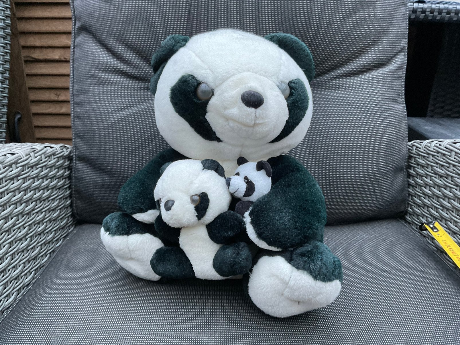Nieuwe zgan panda knuffel met twee baby’s, Ophalen, Nieuw, Overige typen