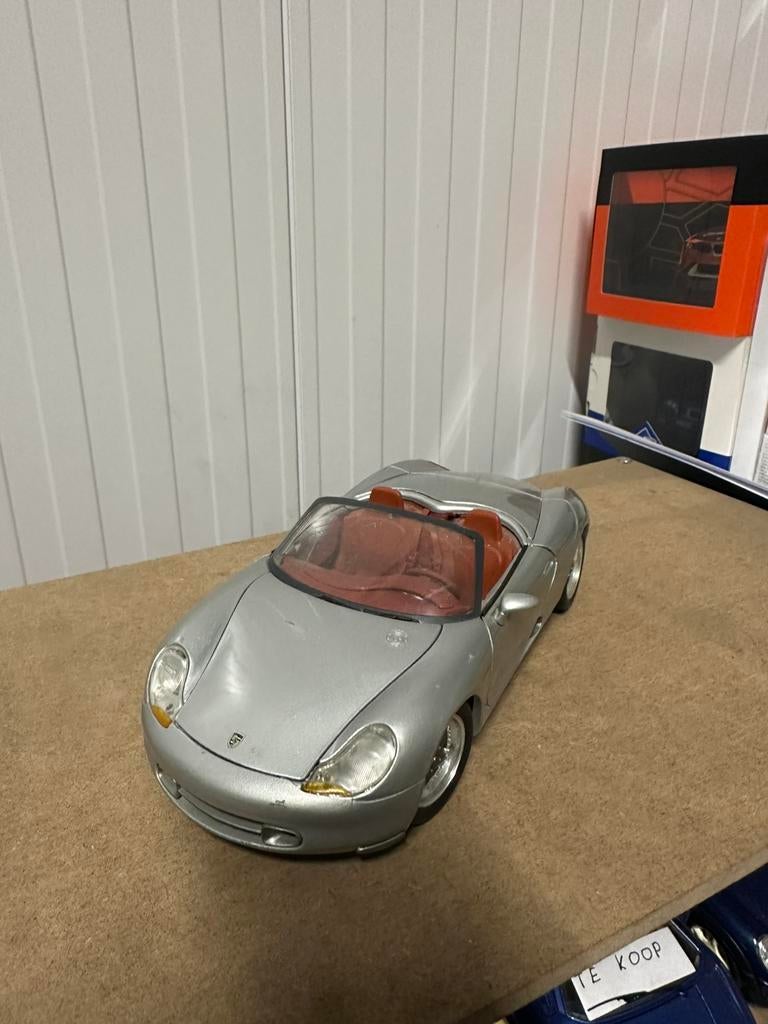 Porsche boxster modelauto 1:18 maisto, Hobby en Vrije tijd, Modelauto's | 1:18, Ophalen of Verzenden, Zo goed als nieuw, Auto