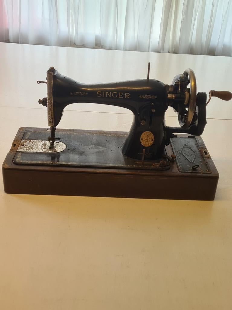 Antieke Singer Naaimachine - Handbediend, Antiek en Kunst, Antiek | Naaimachines, Ophalen