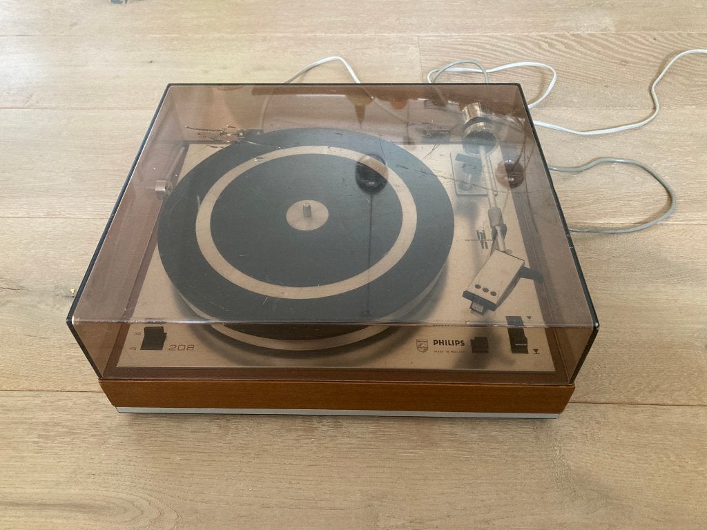 Philips draaitafel type GA208, Ophalen of Verzenden, Gebruikt, Platenspeler, Philips