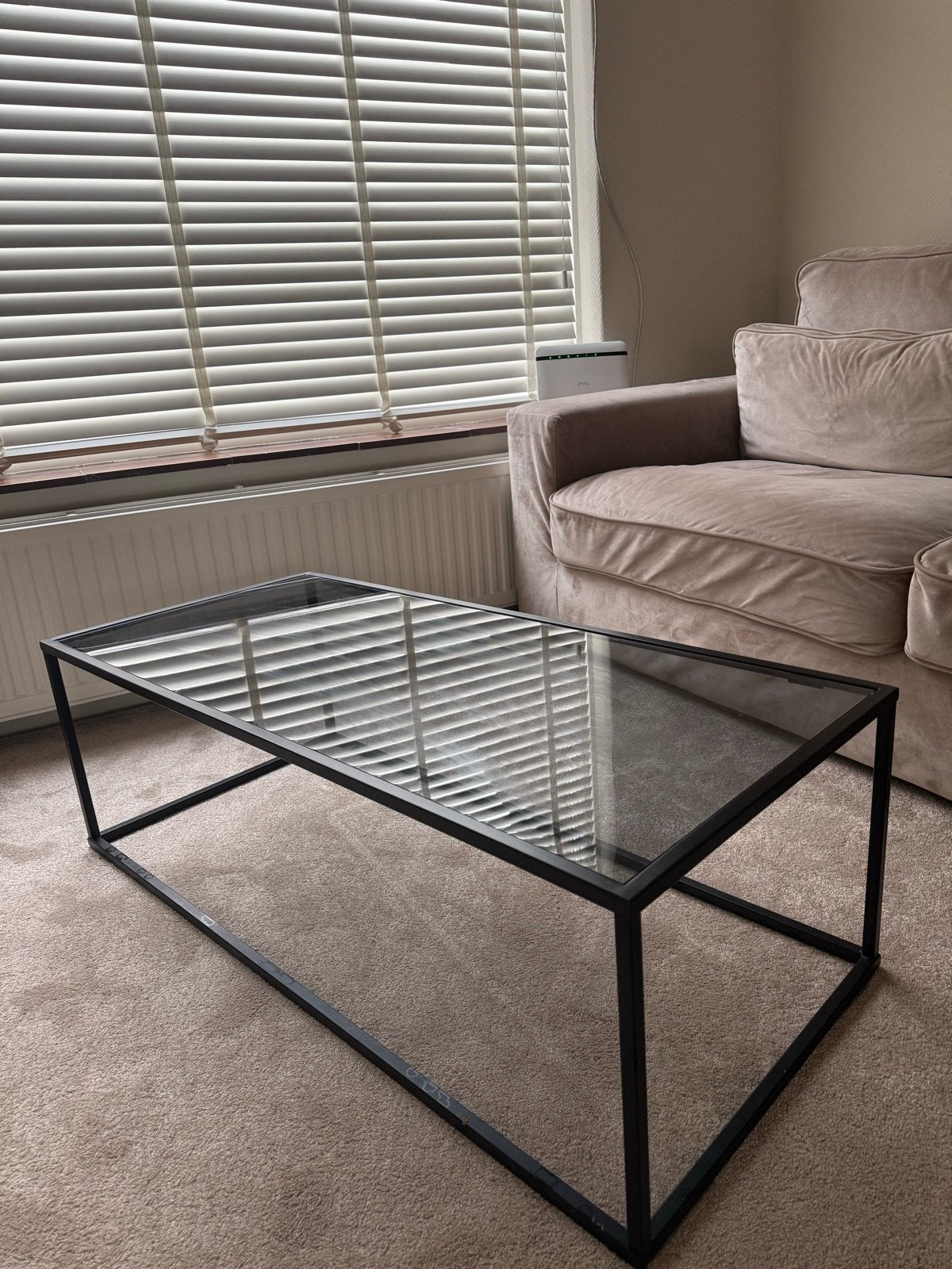 Salontafel van westwing, Huis en Inrichting, Ophalen, 50 tot 100 cm, 100 tot 150 cm, Glas