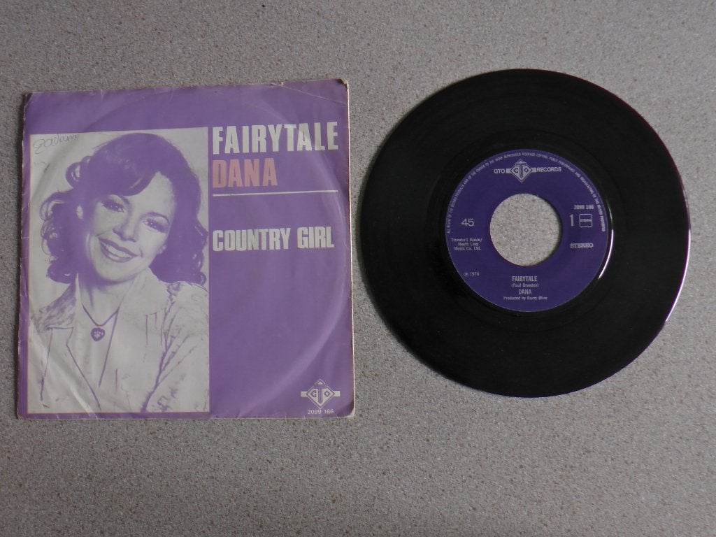 Dana - Fairytale VINYL SINGLE, Gebruikt, 7 inch, Pop, Fotohoes