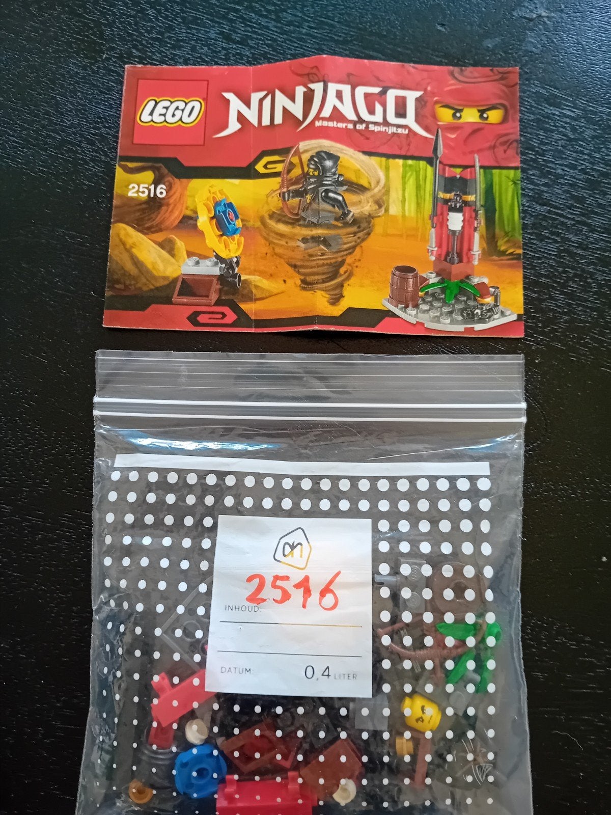 lego set 2516 compleet, Kinderen en Baby's, Lego, Ophalen of Verzenden, Zo goed als nieuw, Inclusief minifiguren