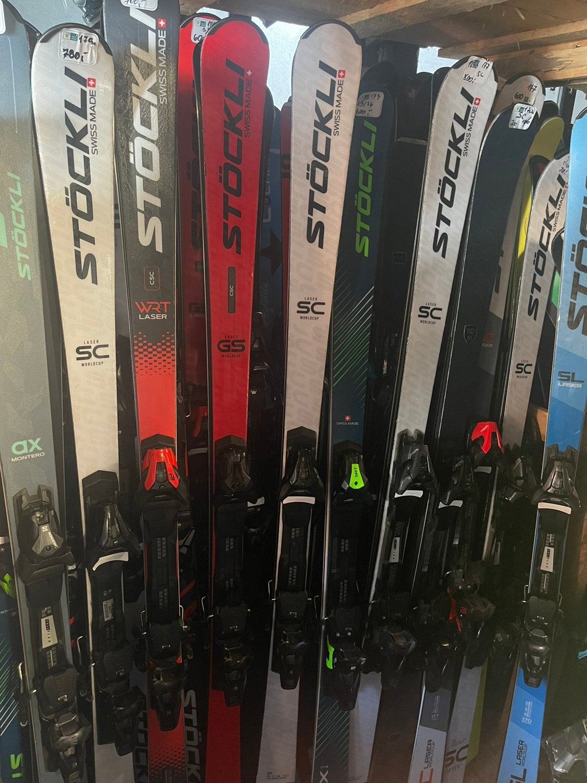 STÖCKLI SKIS GROOTSTE VOORRAAD WRT AR SC SL SX AS AW CX MX