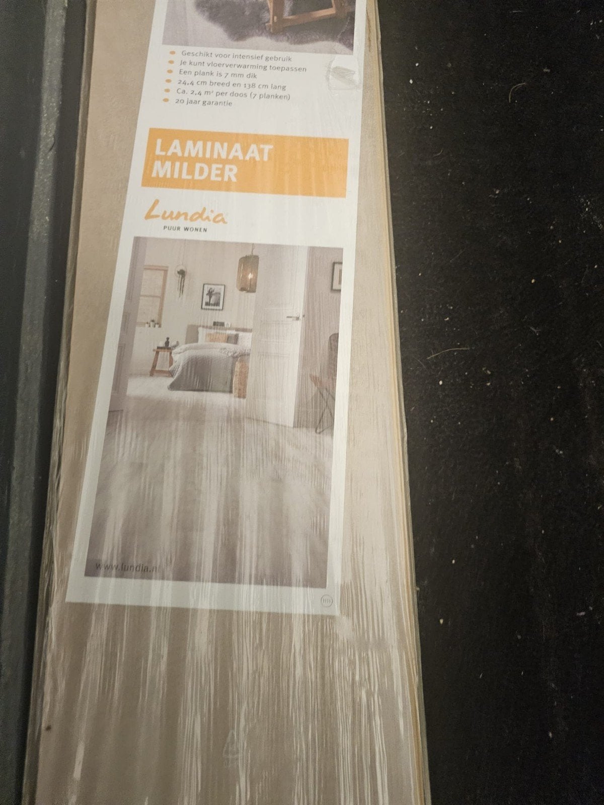 ZGAN Laminaatvloer 55-60 m² incl. 2 pakken & ondervloer, Doe-het-zelf en Verbouw, Vloerdelen en Plavuizen, 50 tot 150 cm, Ophalen of Verzenden