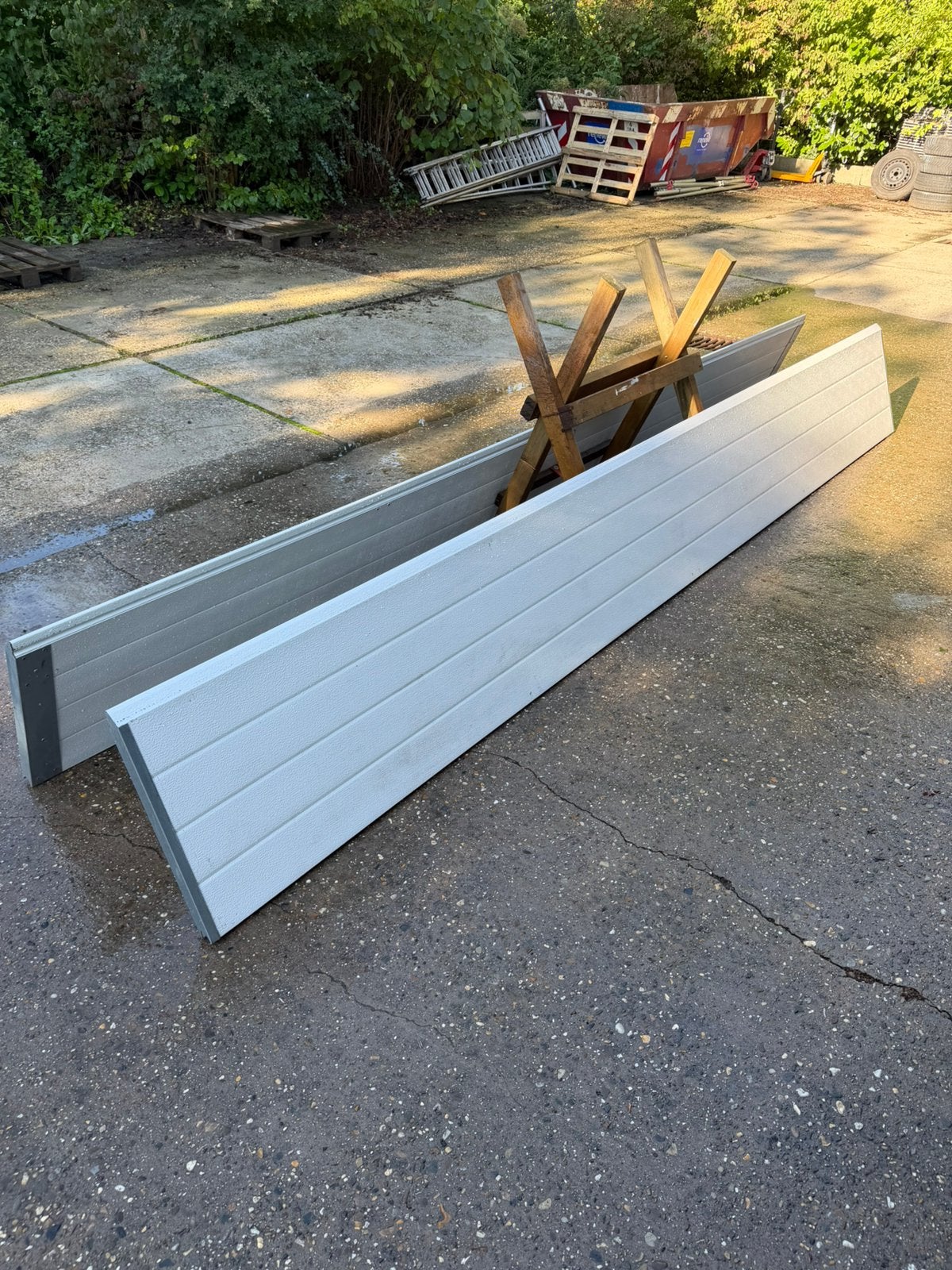 Roldeur garage deur overheaddeur panelen, Gebruikt, Garagedeur, Ophalen of Verzenden, Metaal