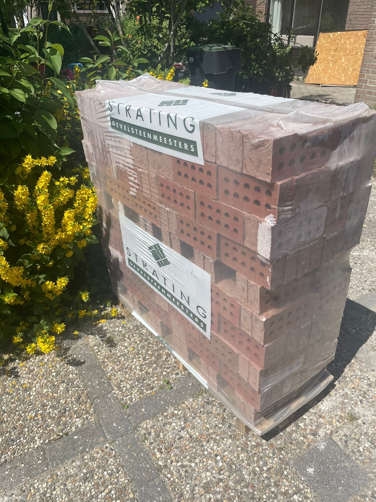 Pallet stenen te koop, Ophalen, Zo goed als nieuw, Bakstenen
