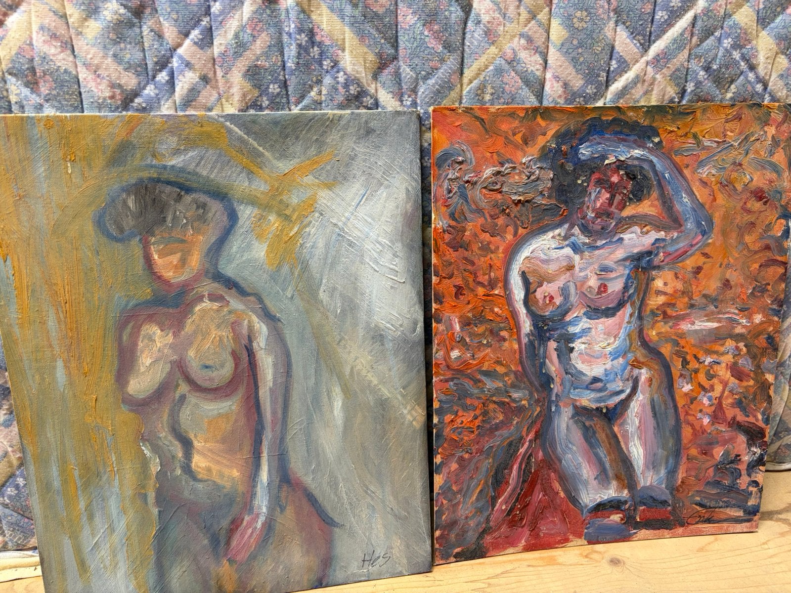 2 schitterende kunstwerken van Jan Enkelaar, Ophalen of Verzenden