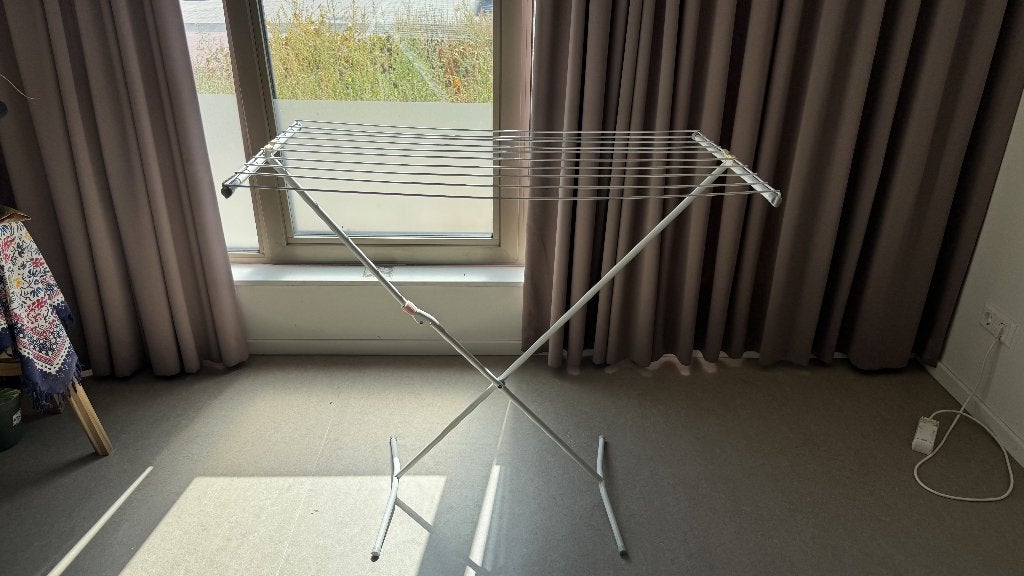 FOLDING CLOTHES DRYING RACK, Tuin en Terras, Droogmolens en Wasrekken, Ophalen, Gebruikt, Droogmolen