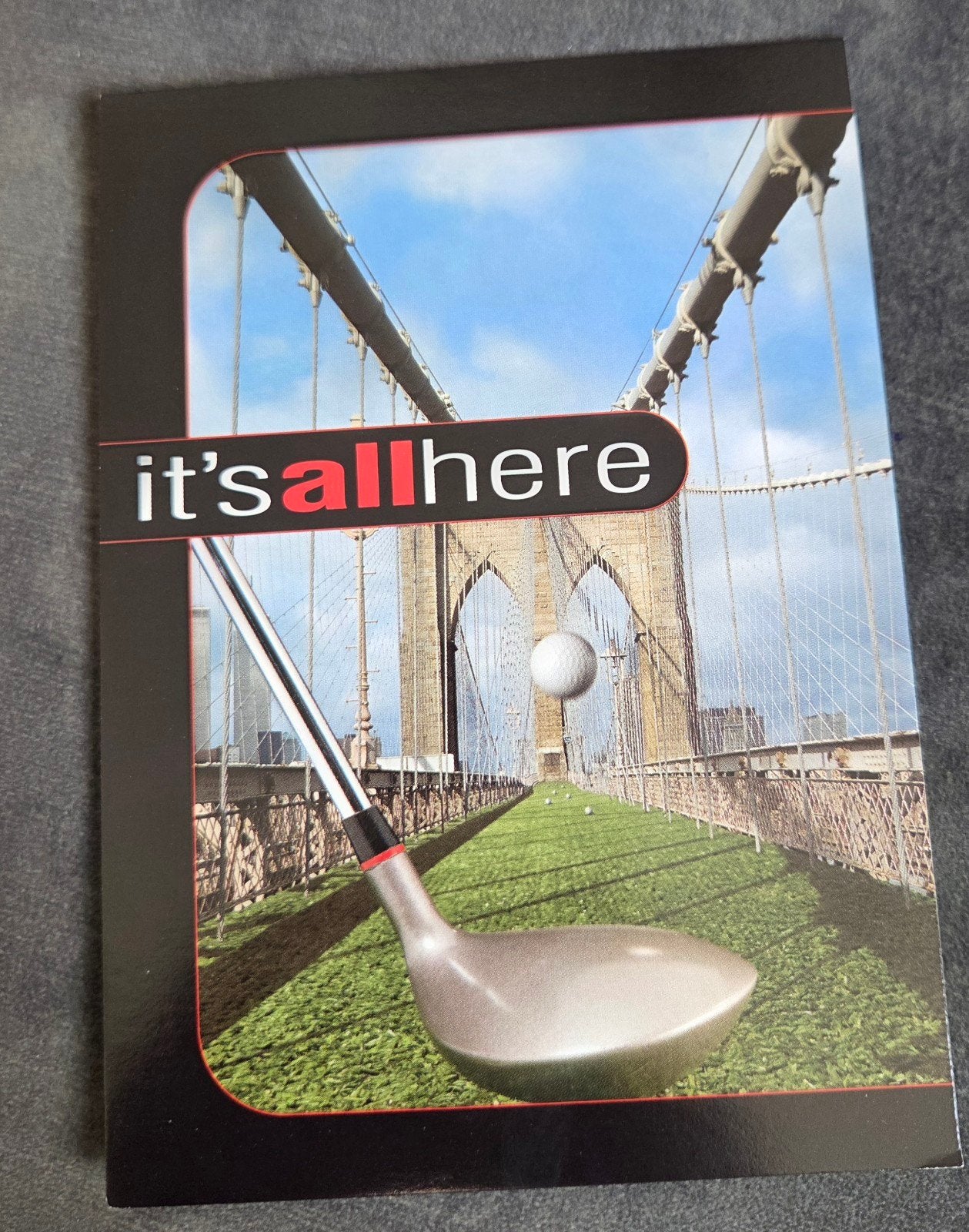 Ansichtkaart Time Warner Cable New York - Golf & Brug, Verzenden, 1980 tot heden, Ongelopen, Buiten Europa