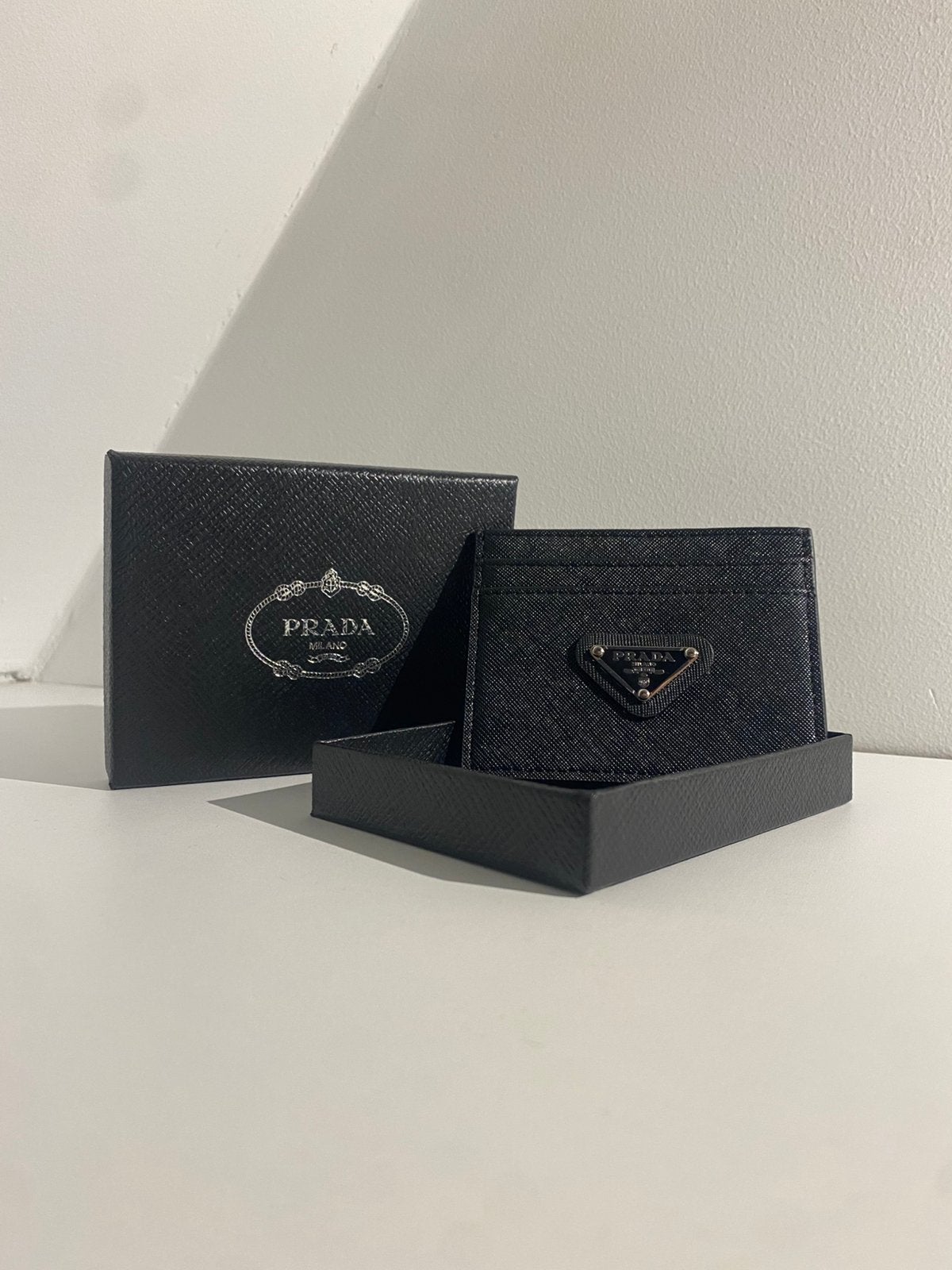 Prada Card Holder, Ophalen of Verzenden, Zo goed als nieuw, Zwart