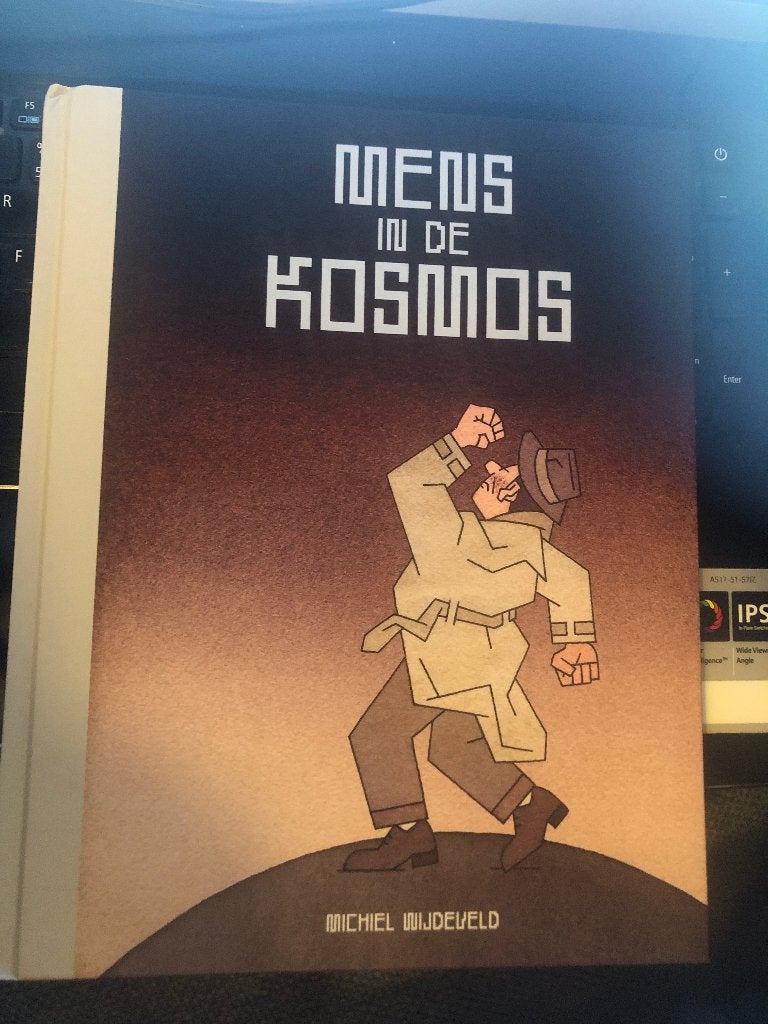 Mens in de kosmos hardcover k2, Boeken, Eén stripboek, Ophalen of Verzenden, Zo goed als nieuw