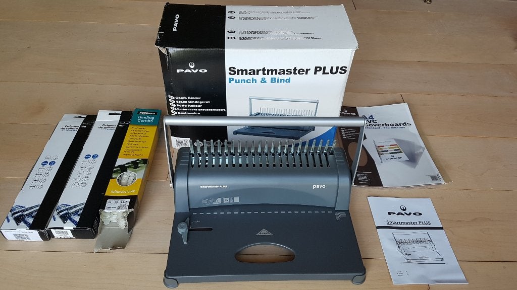 Pons en inbind machine  21rings, Pavo Smartmaster, Diversen, Ophalen of Verzenden, Zo goed als nieuw