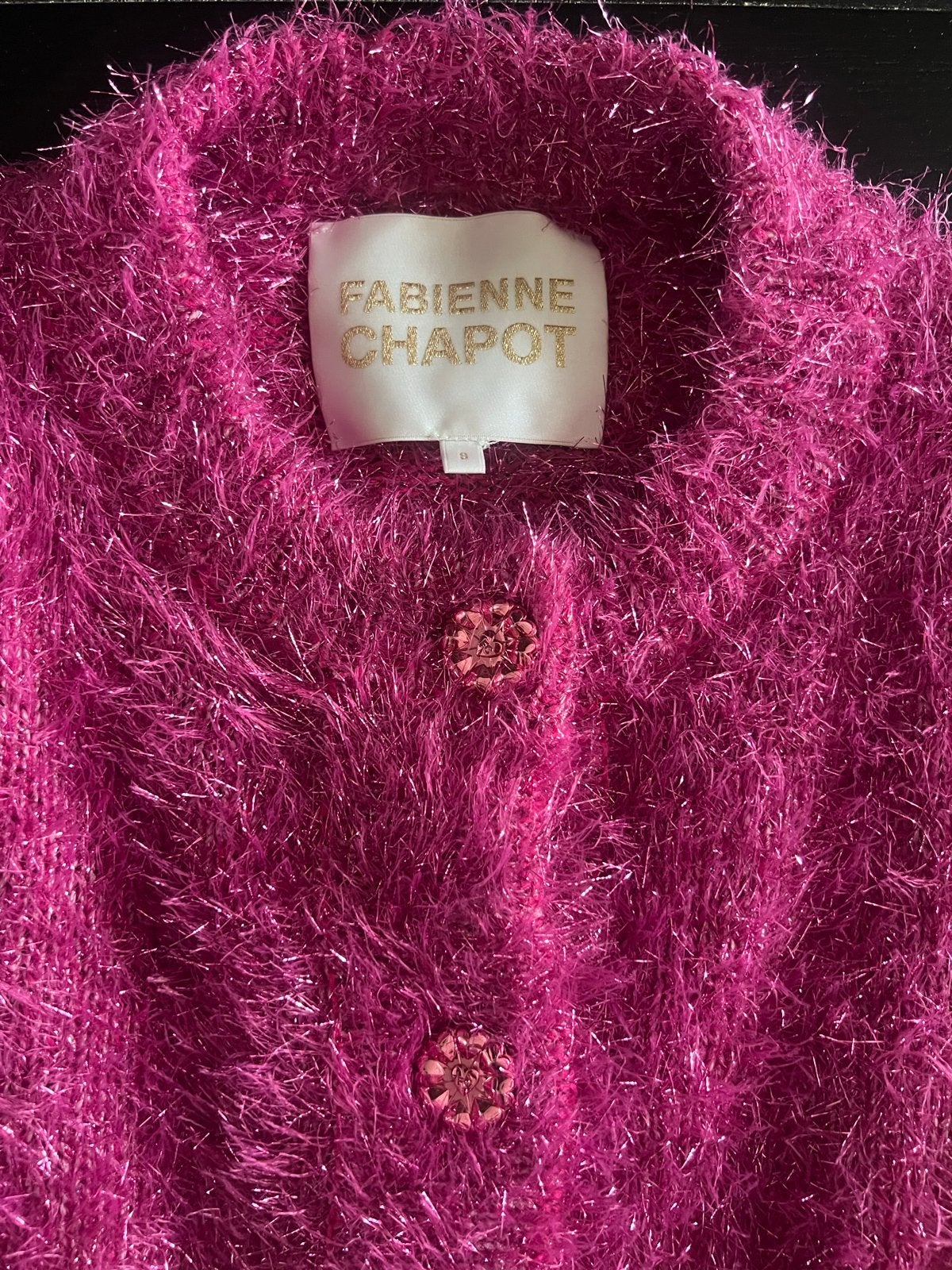 Fabienne Chapot vest fuchsia roze maat S, Ophalen of Verzenden, Zo goed als nieuw, Maat 36 (S), Roze