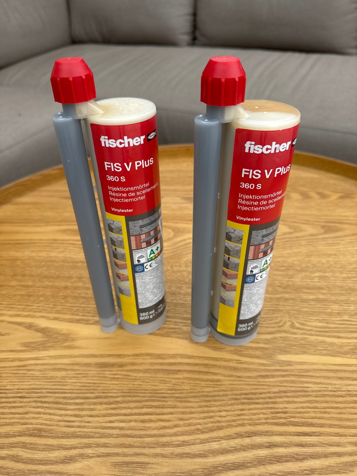 Fischer FIS V Plus 360 S Injectiemortel (2 stuks), Ophalen of Verzenden, Nieuw