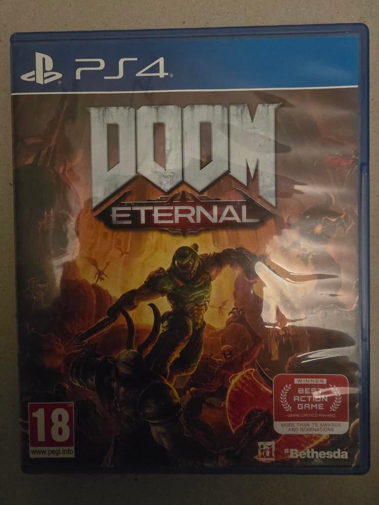 DOOM Eternal PS4 - Zo goed als nieuw, Spelcomputers en Games, Ophalen of Verzenden, Zo goed als nieuw