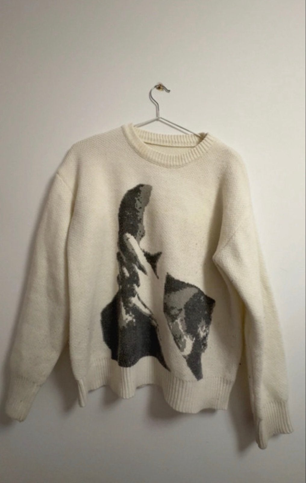 Frank Ocean Blond Trui - Uniek Design, Ophalen of Verzenden, Gedragen, Maat 46 (S) of kleiner, Wit