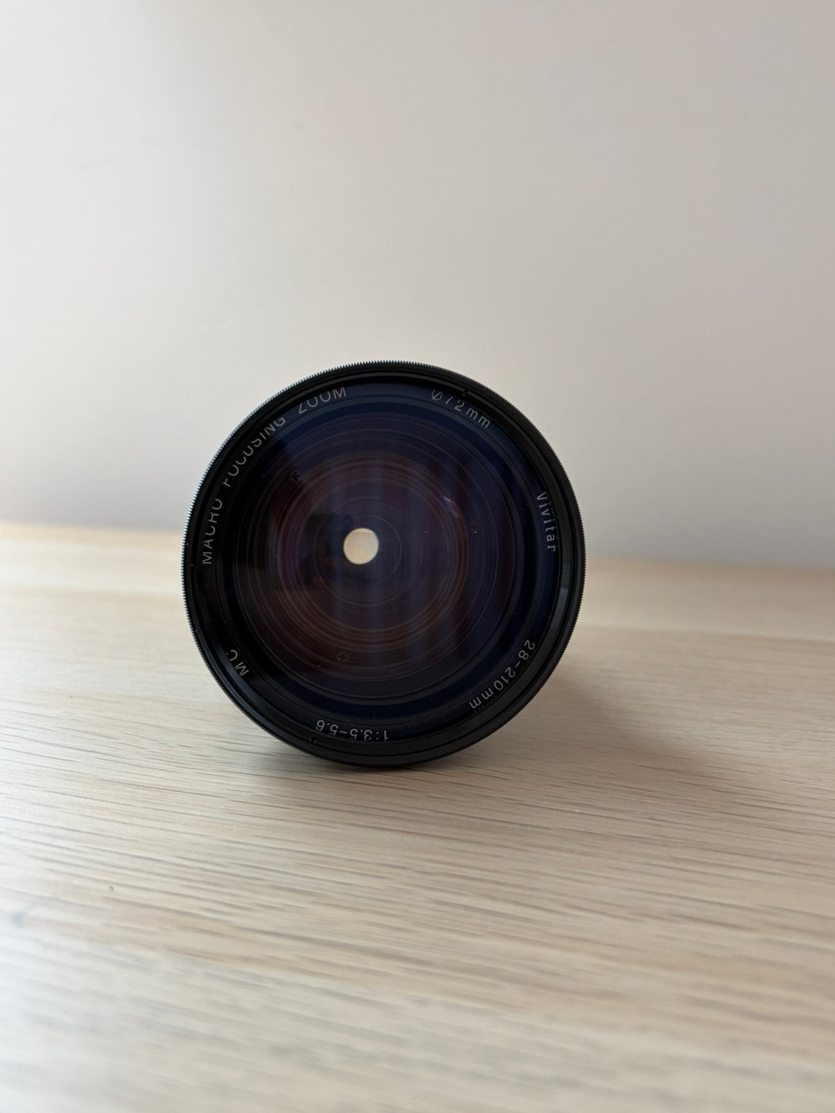 Vivitar 28-210mm f/3.5-5.6 Macro Zoom Lens Canon FD, Ophalen of Verzenden, Macrolens, Zoom