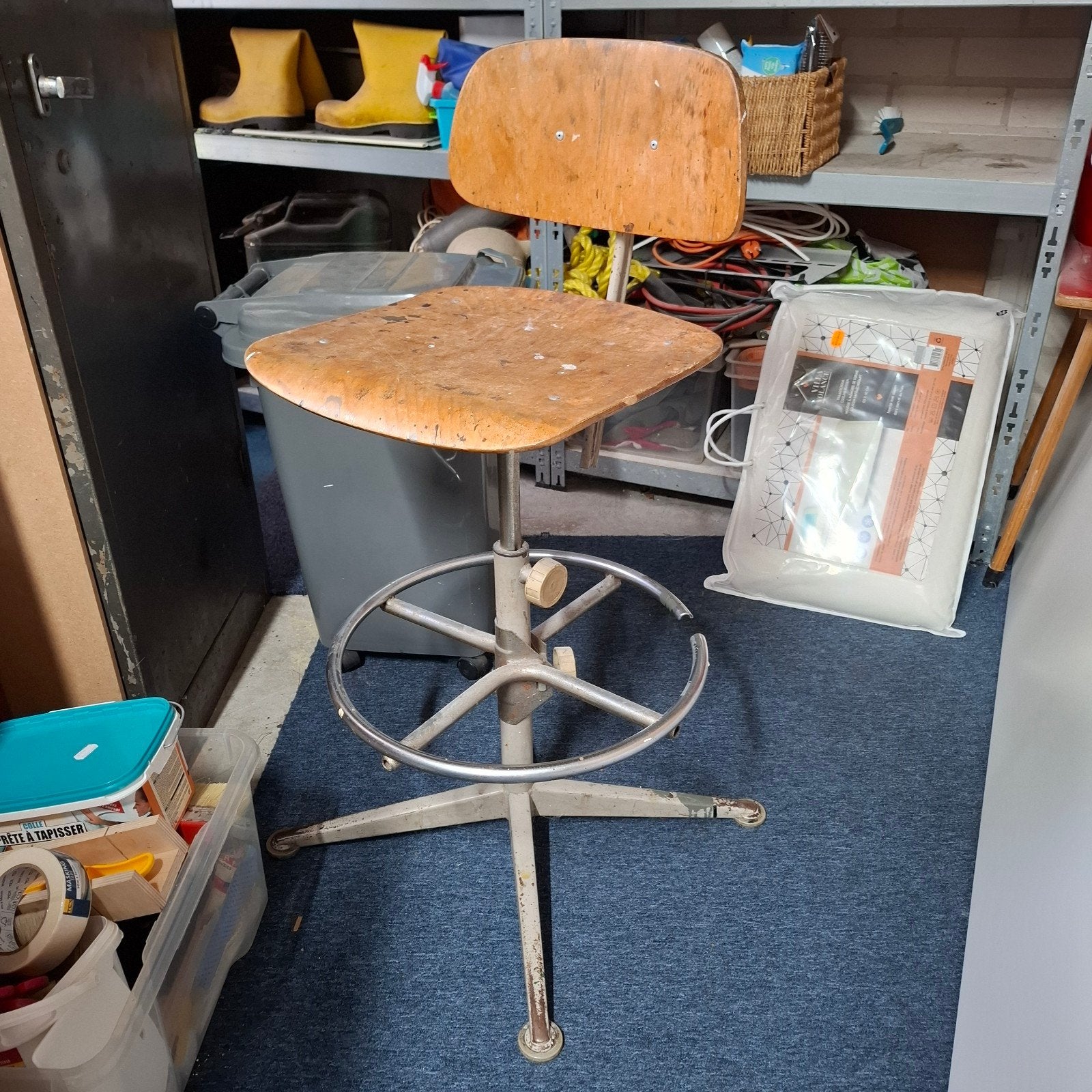 Friso Kramer tekenstoel ( Ahrend de Cirkel ), Ophalen, Gebruikt, Overige kleuren, Industrieel, Vintage