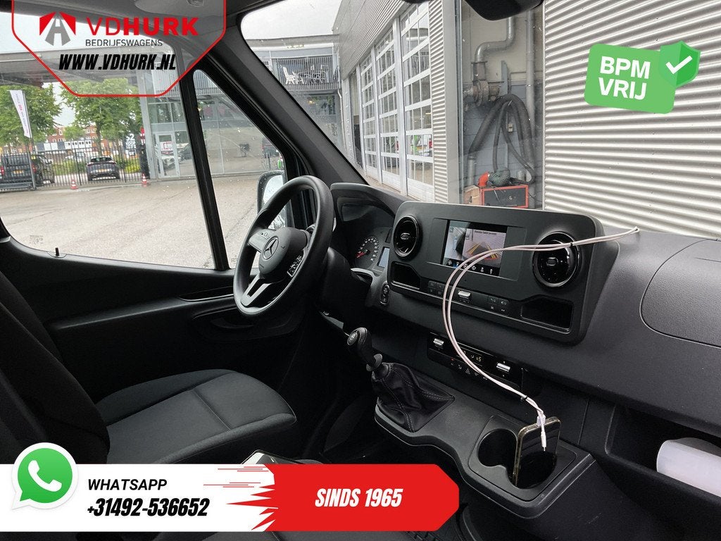 Mercedes-Benz Sprinter L2 2x Schuifdeur/ 360 Camera/ Carplay, Auto's, Voorwielaandrijving, Stof, Gebruikt, 4 cilinders