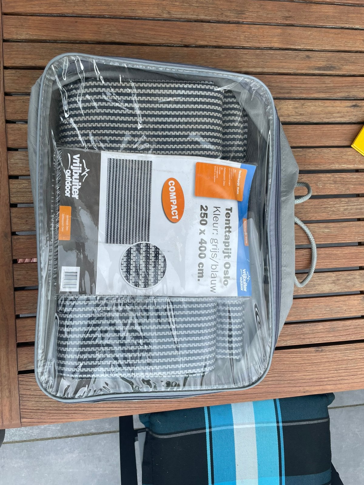 Vloerkleed voortent of luifel 250 x 400, Ophalen, Zo goed als nieuw