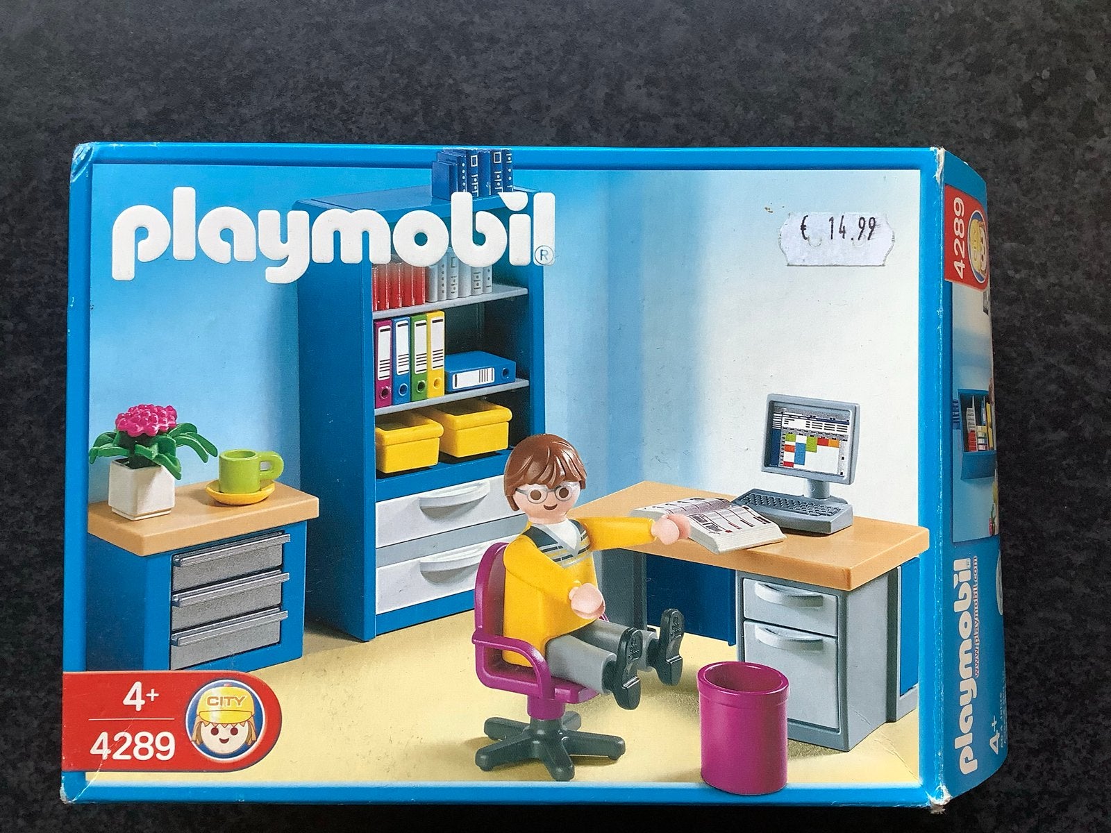 Playmobil City Life Kantoor met Bureau en Figuur 4289, Complete set, Overige typen, Ophalen of Verzenden, Zo goed als nieuw