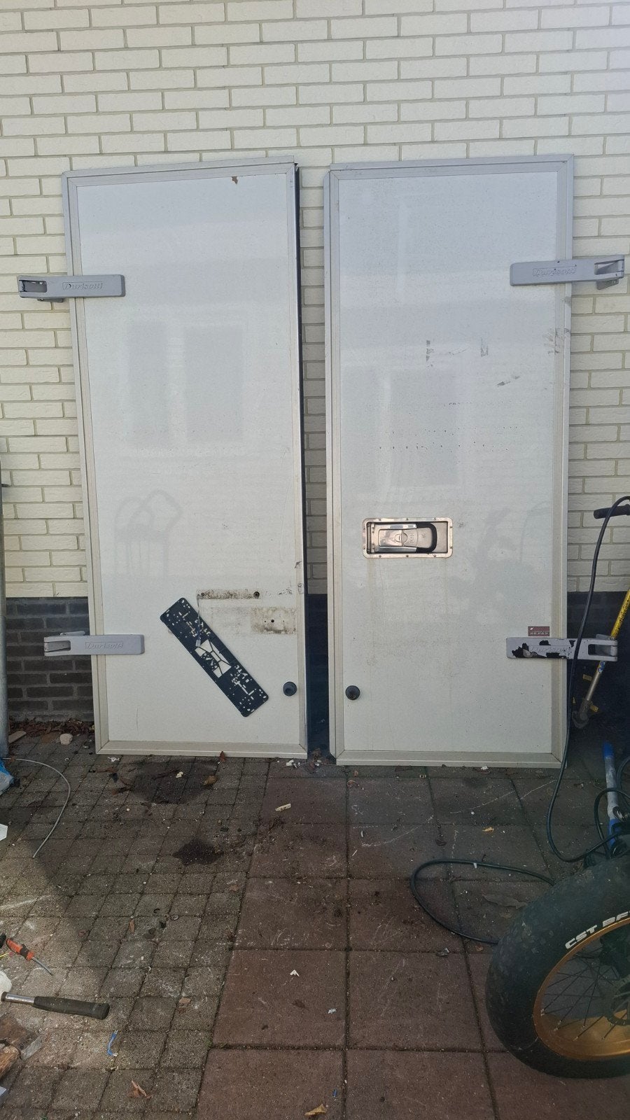 achterdeuren voor bakwagen, Ophalen, Binnendeur, 200 tot 215 cm