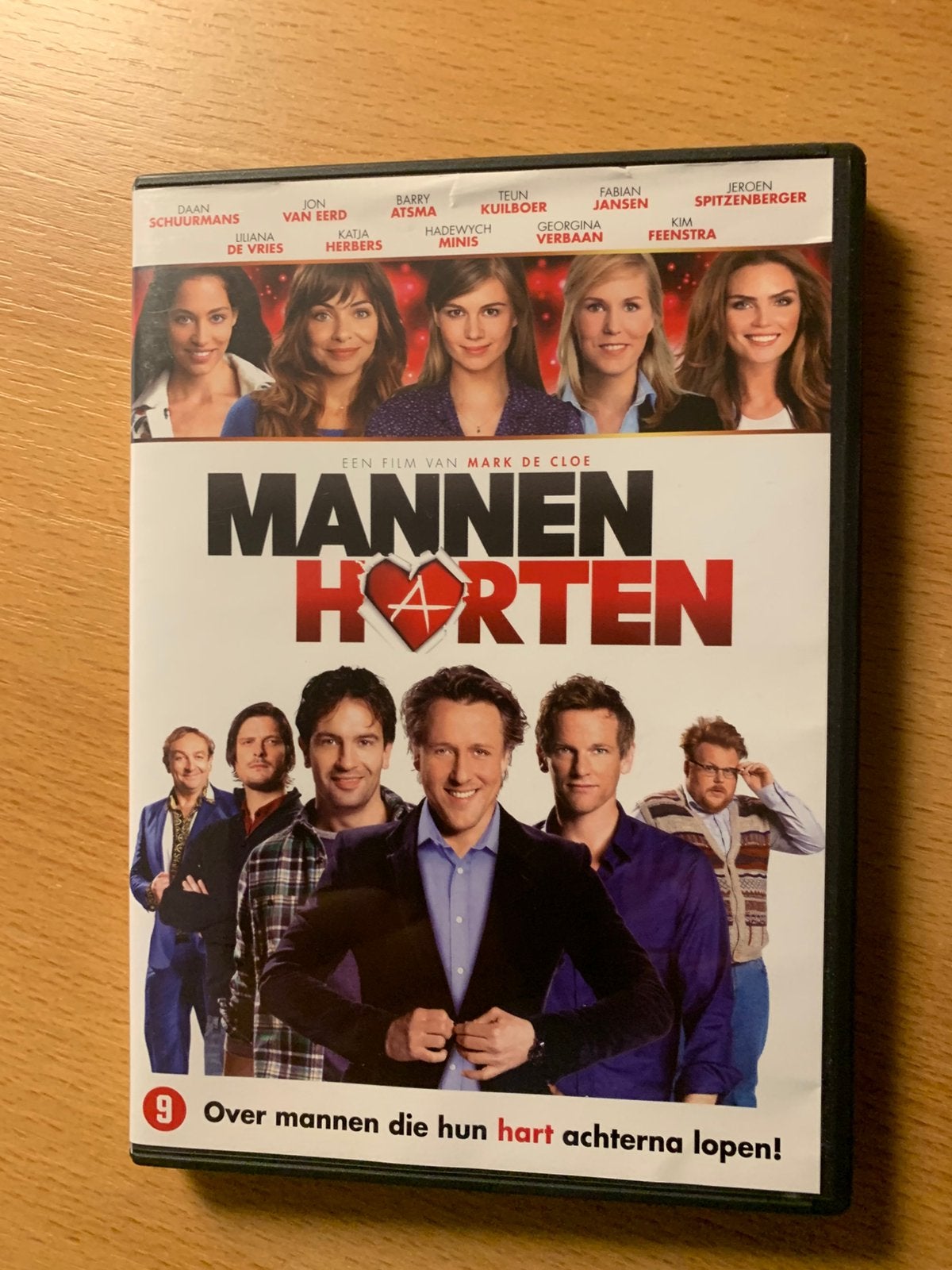 Dvd Mannenharten, Cd's en Dvd's, Dvd's | Nederlandstalig, Alle leeftijden, Ophalen of Verzenden, Zo goed als nieuw