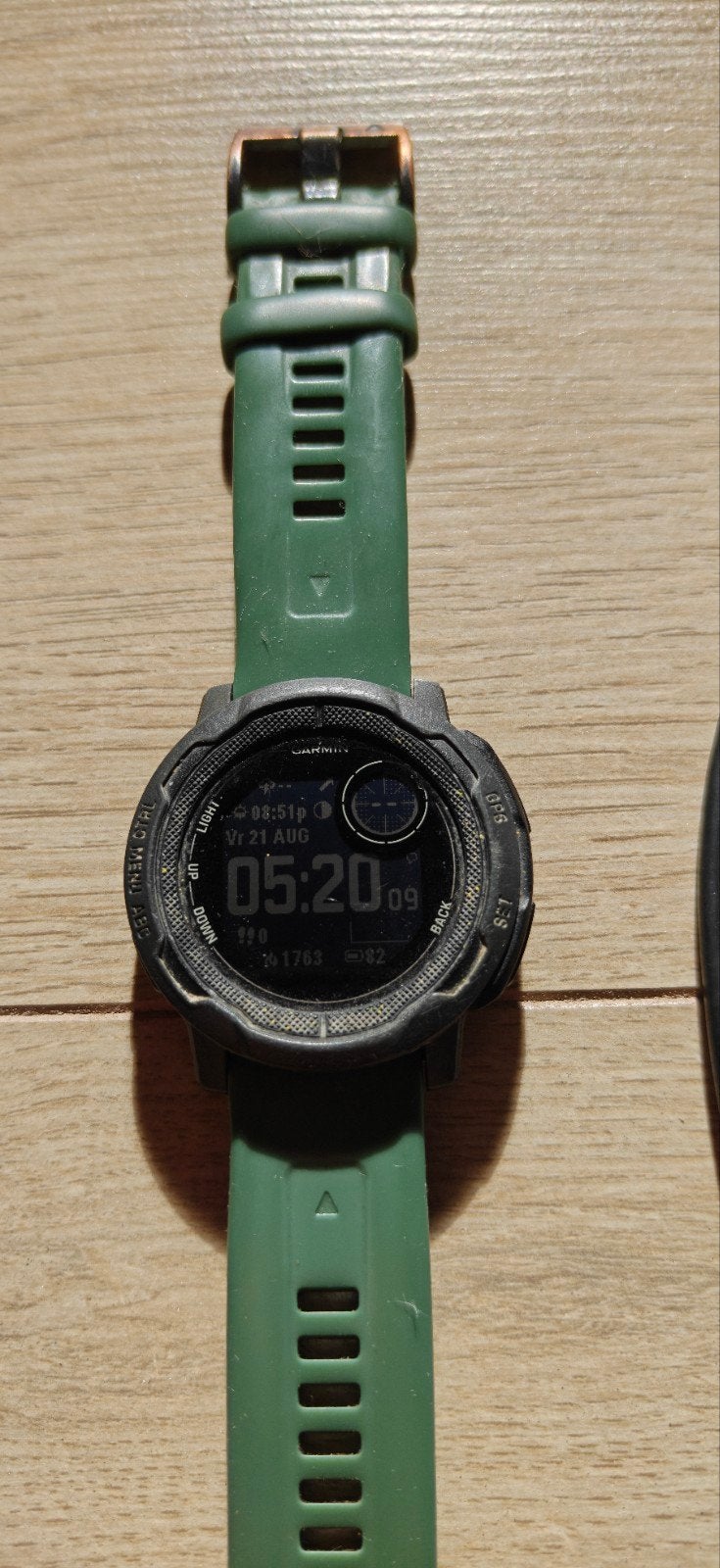 Garmin Instinct 2  met oplaadkabel, Stappen, Garmin, Ophalen of Verzenden, Zo goed als nieuw