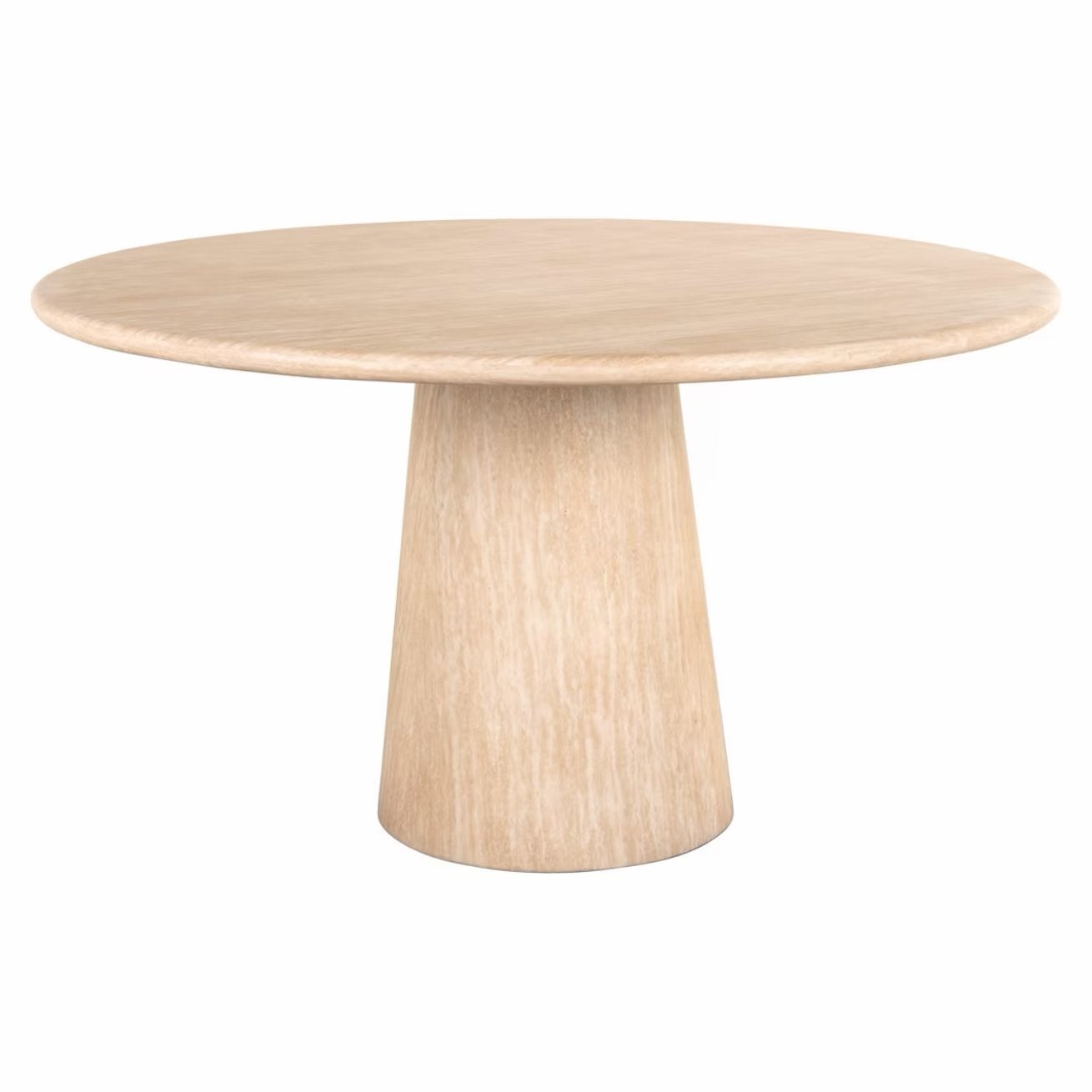 Richmond eettafel travertin, 200 cm of meer, Zo goed als nieuw, Rechthoekig, 50 tot 100 cm