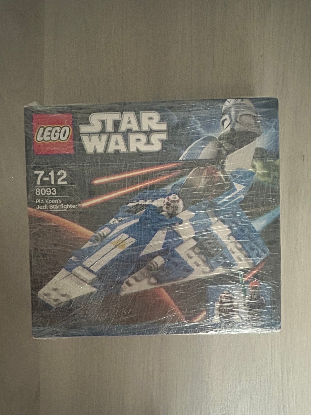 LEGO Star Wars 8093 Plo Koon’s Jedi Starfighter – met doos, Ophalen of Verzenden, Zo goed als nieuw, Actiefiguurtje