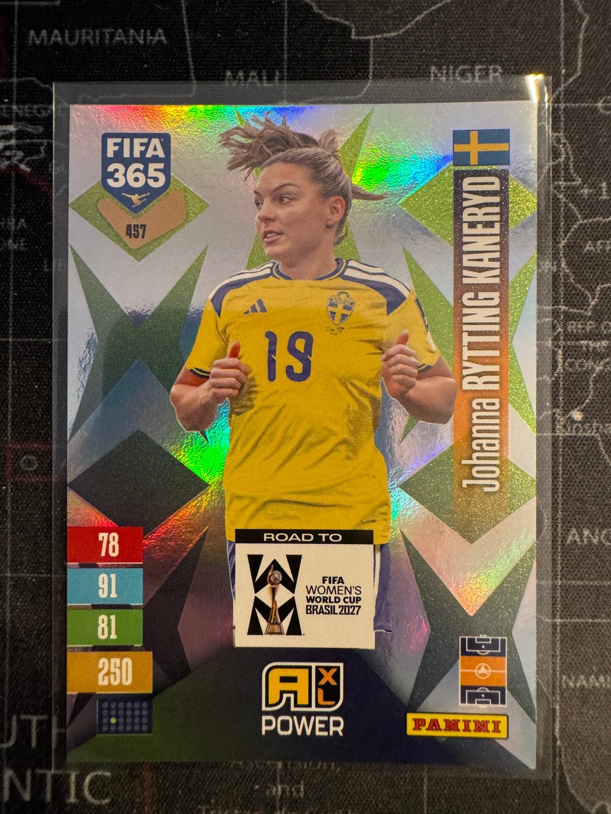 Panini FIFA 365 2027 Johanna Rytting Kaneryd Nordic #457, Ophalen of Verzenden, Nieuw, Buitenlandse clubs, Spelerskaart