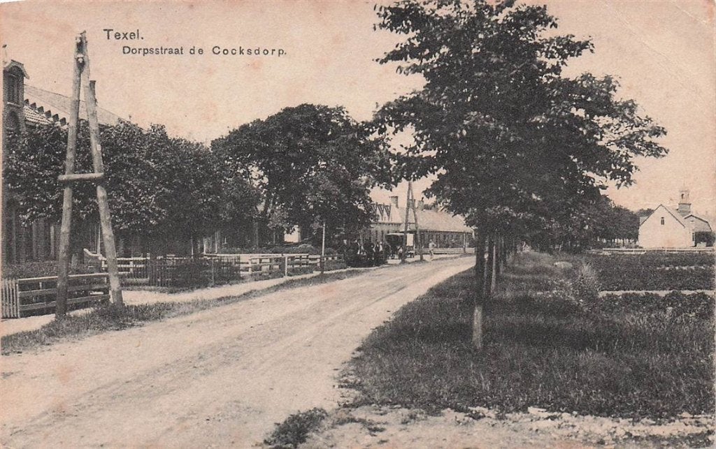 703-160-003 Texel Dorpsstraat De Cocksdorp, Verzenden, Voor 1920, Noord-Holland