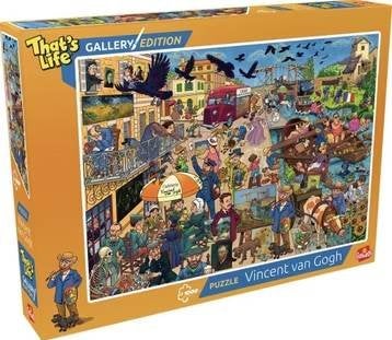 Goliath Puzzel That's Life Gallery Edition: Van Gogh, Ophalen of Verzenden, 500 t/m 1500 stukjes, Zo goed als nieuw, Legpuzzel