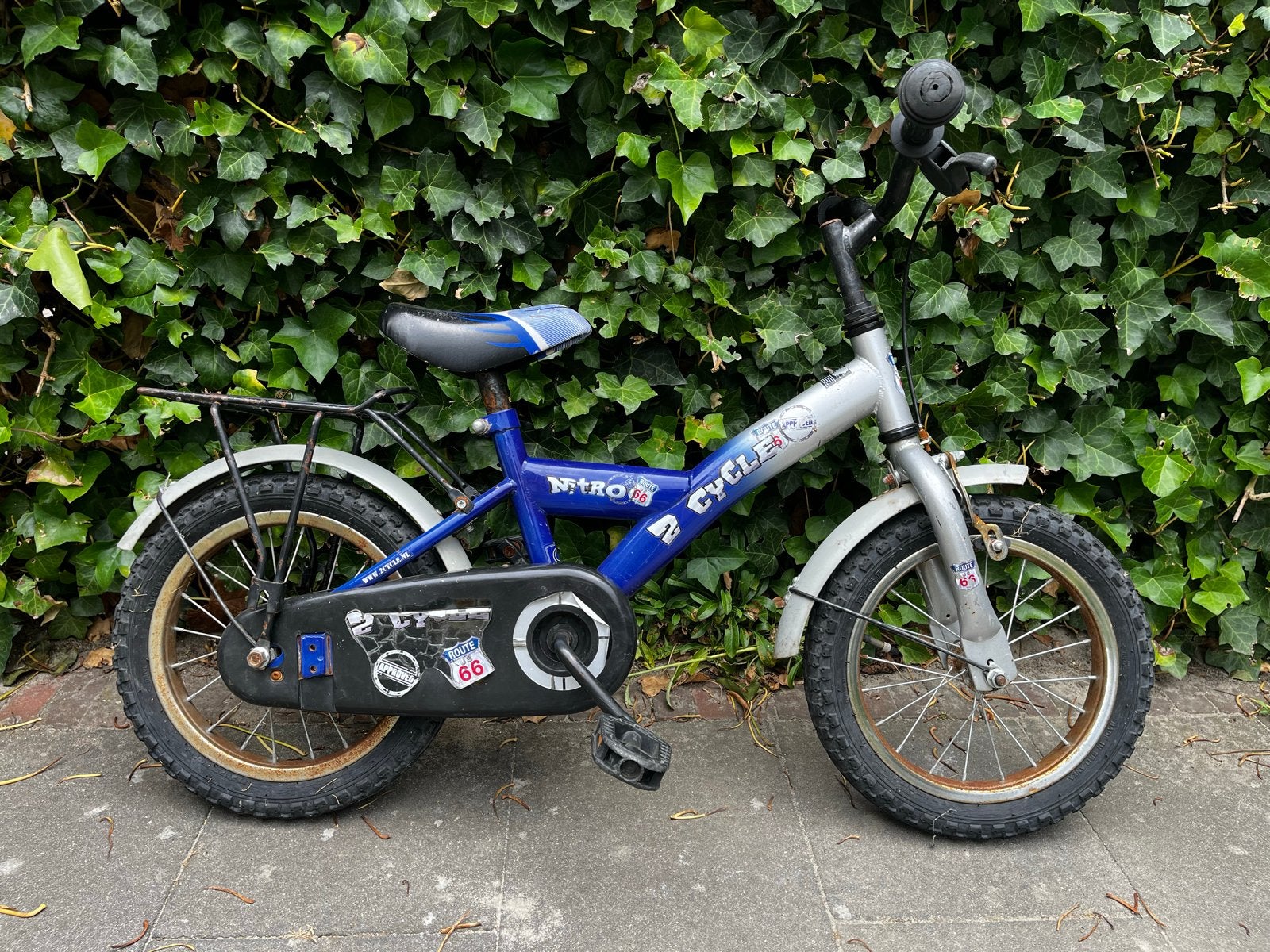 Nitro 2 Cycle 14 inch kinderfiets - Gebruikt maar goed!, Ophalen, Gebruikt, Minder dan 16 inch