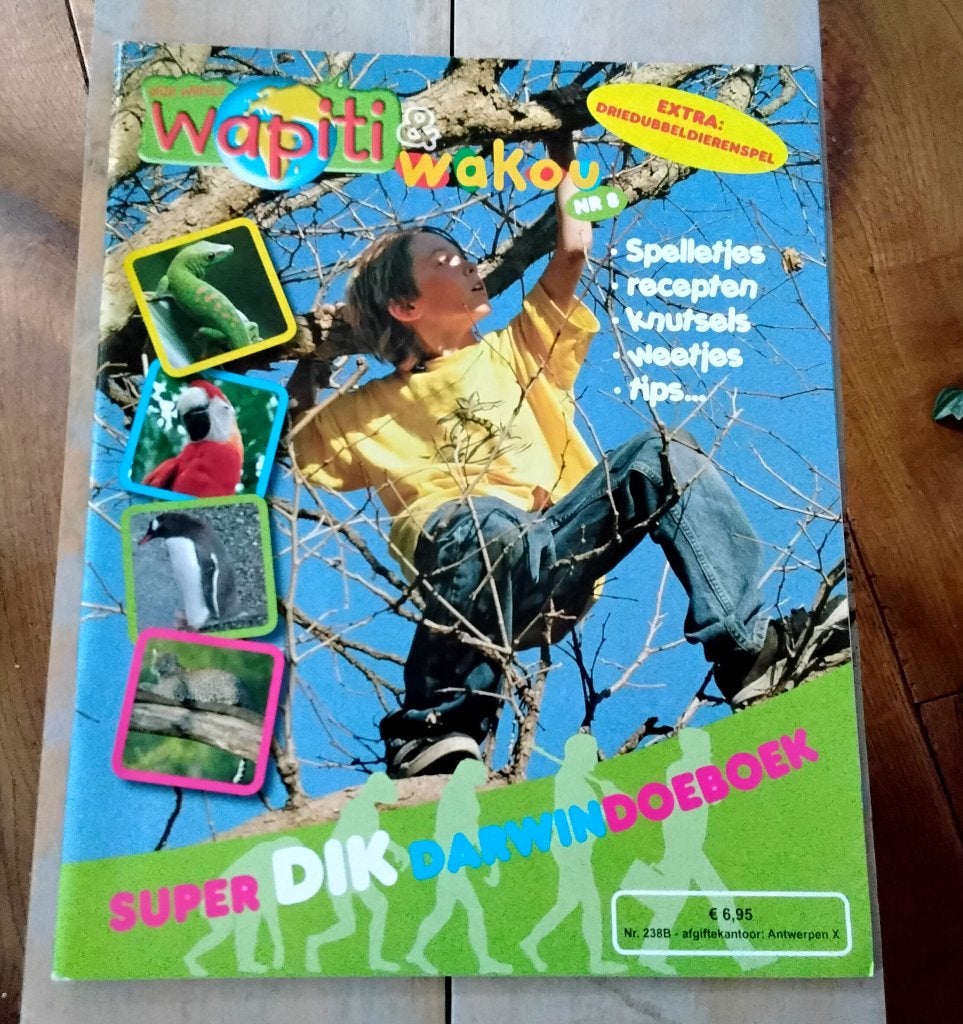 Tijdschrift: Wapiti Wakou - spelletjes, recepten, knutsels,, Boeken, Ophalen of Verzenden, Nieuw, Non-fictie