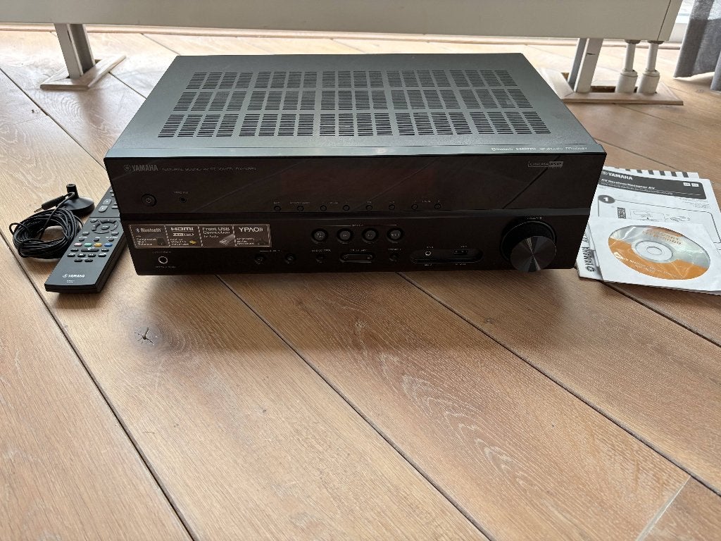 Yamaha RX-V381 AV Receiver - incl Accesoires, Audio, Tv en Foto, Versterkers en Receivers, Zo goed als nieuw, 5.1, 60 tot 120 watt