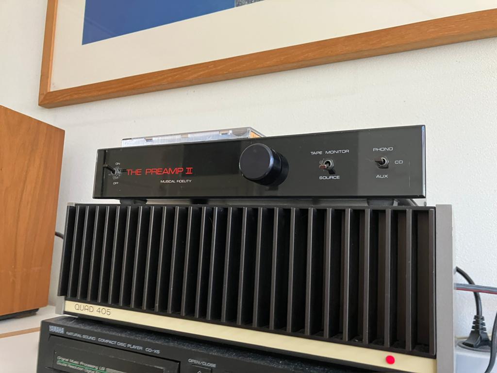 Quad 405 (revisie 2017) / Musical Fidelity The Preamp II, Gebruikt, 60 tot 120 watt, Stereo, Ophalen