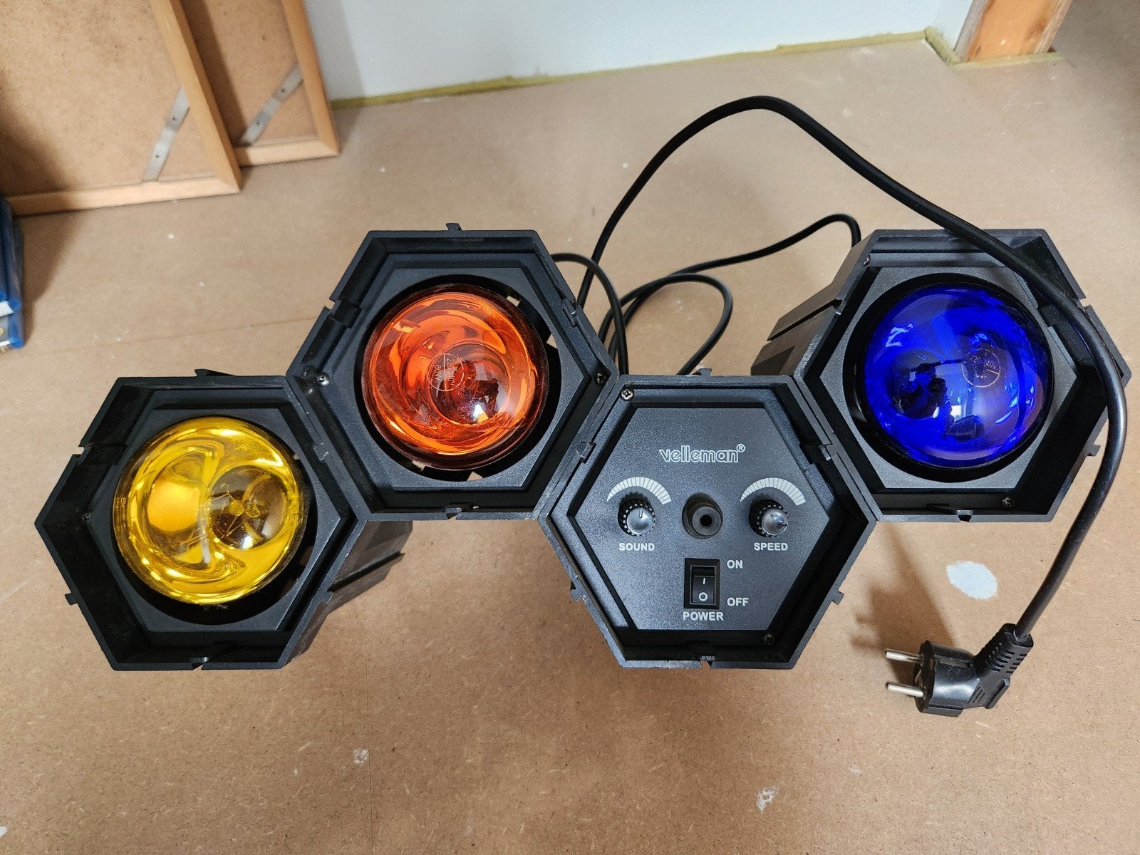 Velleman Hexagon Lichtset - Geluidgestuurd, Ophalen of Verzenden, Gebruikt, Licht, Geluidgestuurd