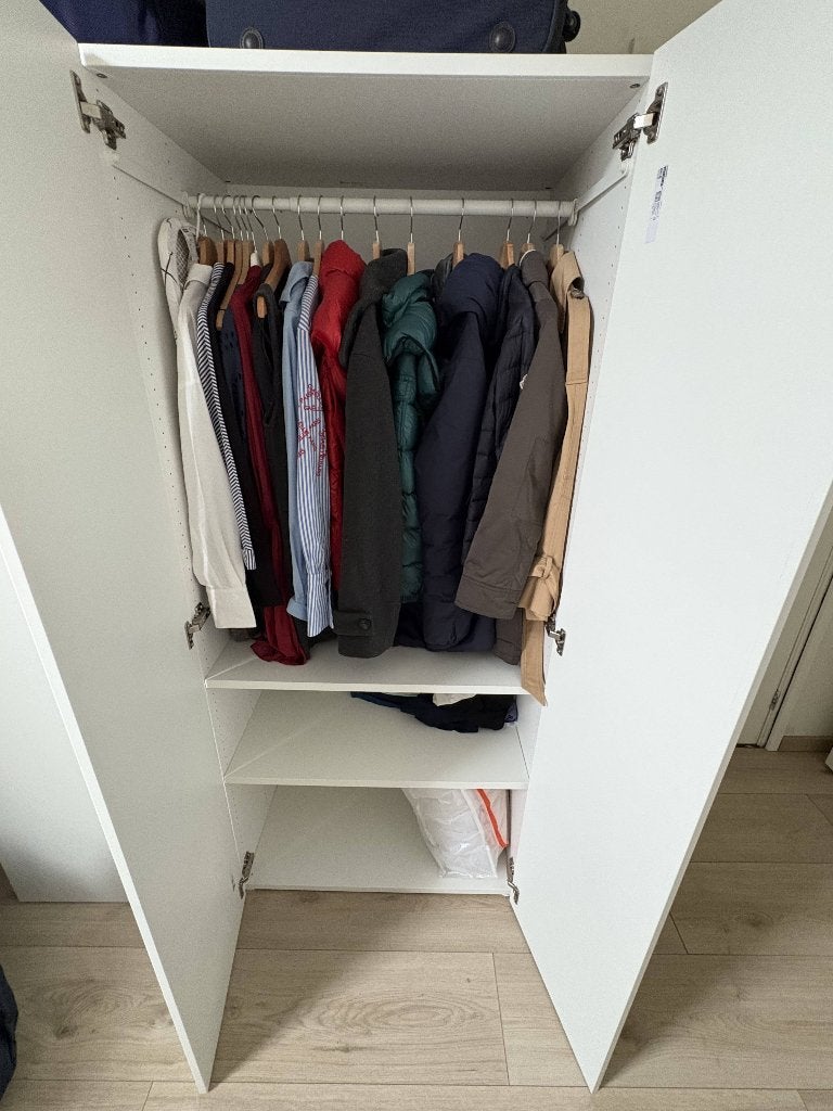 PLATSA kast met kledingroede en legplank - PLATSA wardrobe, Huis en Inrichting, Ophalen, 75 cm of meer, 50 tot 100 cm, Zo goed als nieuw